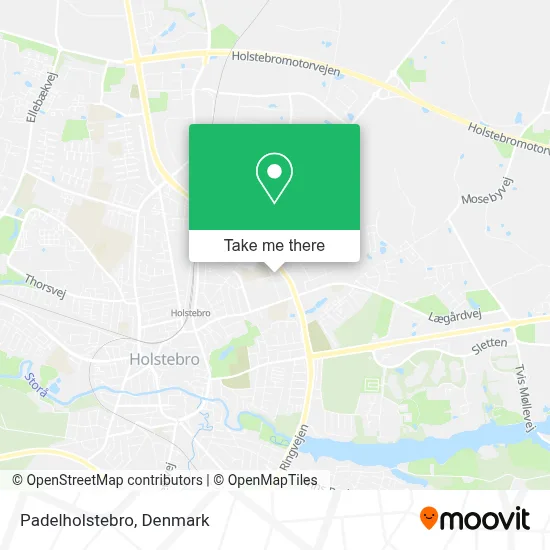 Padelholstebro map
