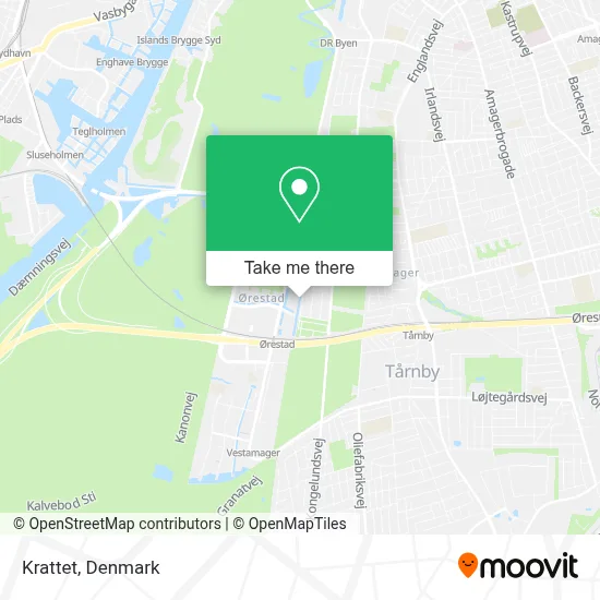 Krattet map