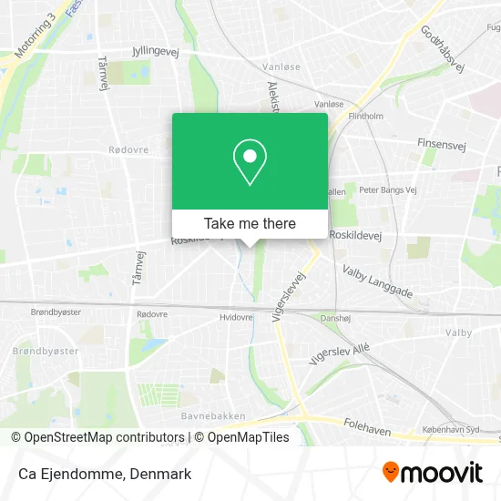 Ca Ejendomme map