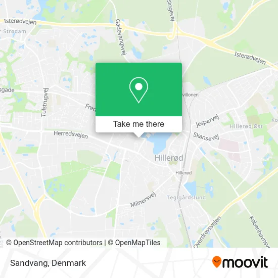 Sandvang map