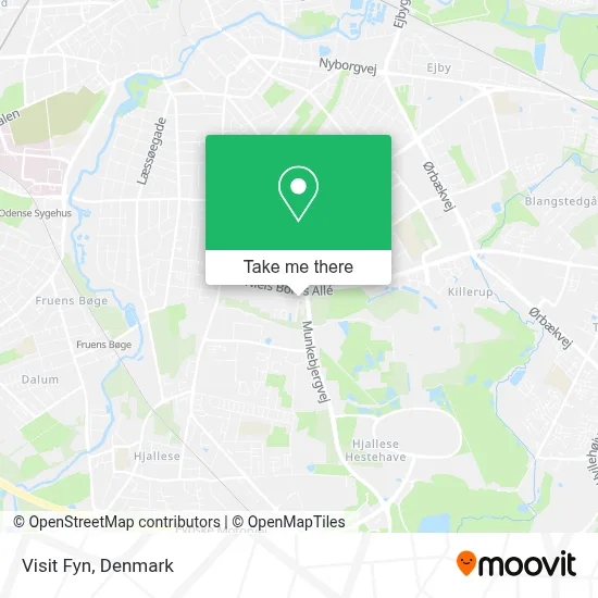 Visit Fyn map