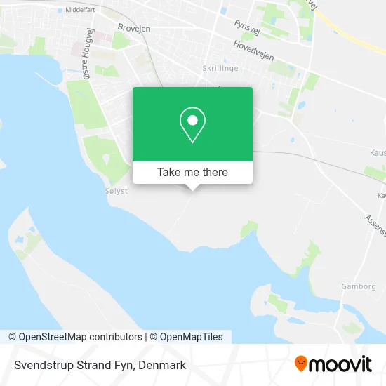 Svendstrup Strand Fyn map