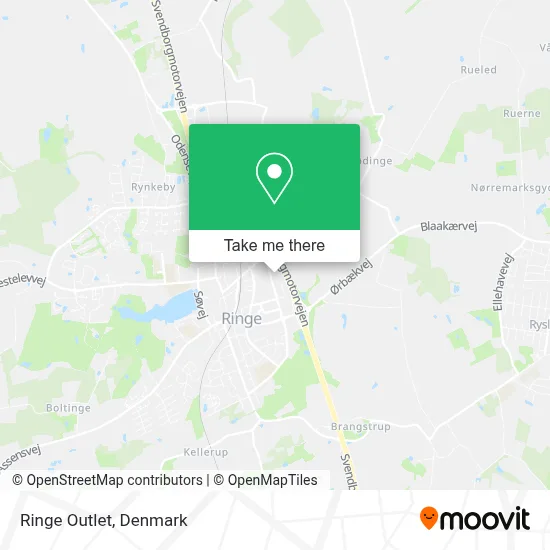 Ringe Outlet map