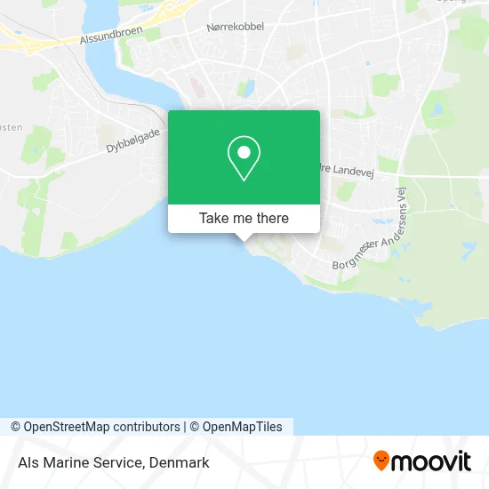 Als Marine Service map