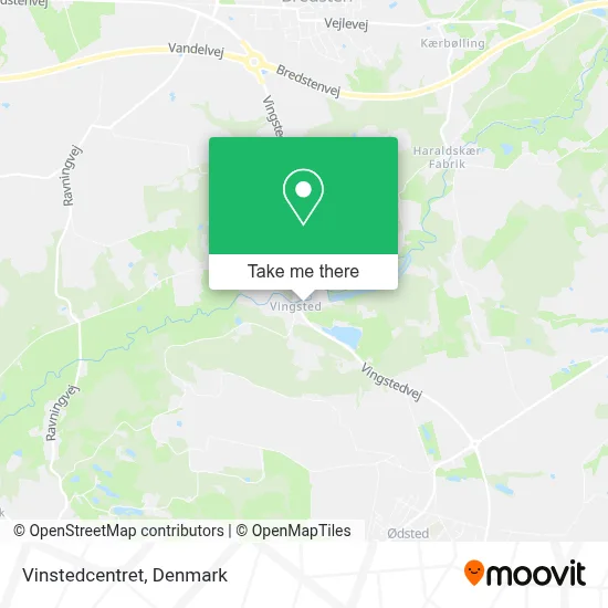 Vinstedcentret map