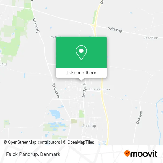 Falck Pandrup map