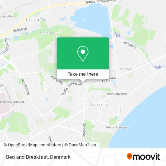 Bed And Breakfast map