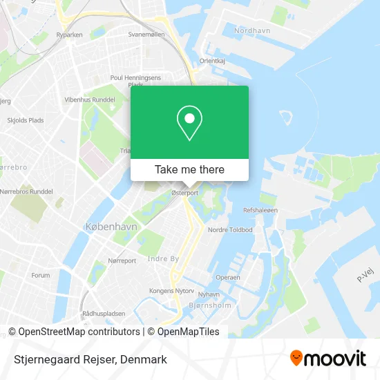 Stjernegaard Rejser map