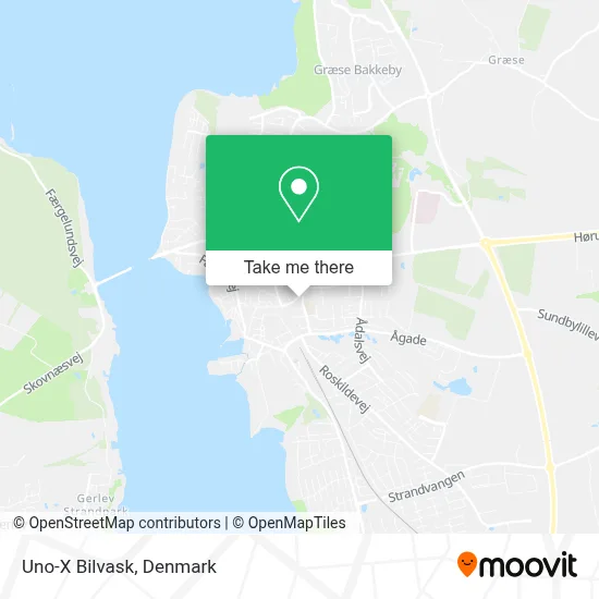 Uno-X Bilvask map