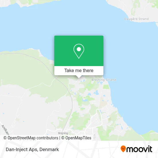 Dan-Inject Aps map