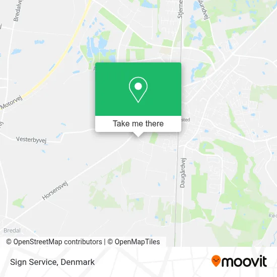 Sign Service map