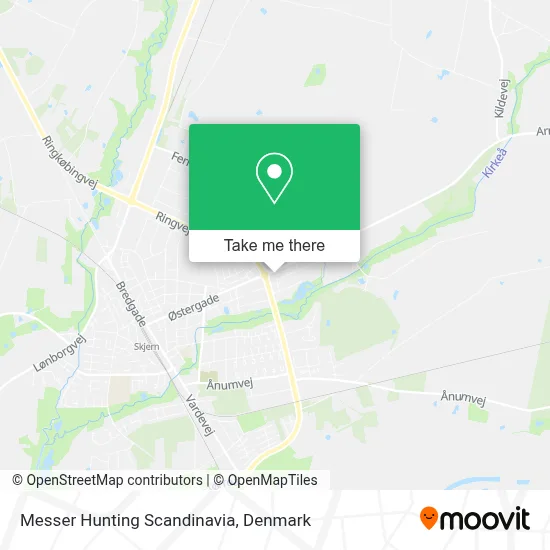 Messer Hunting Scandinavia map