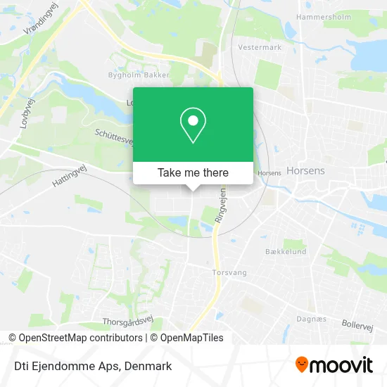 Dti Ejendomme Aps map