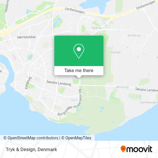 Tryk & Design map