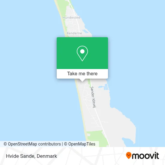 Hvide Sande map