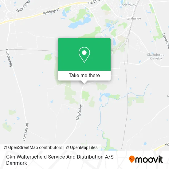 Gkn Walterscheid Service And Distribution A / S map