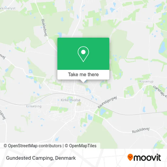 Gundested Camping map