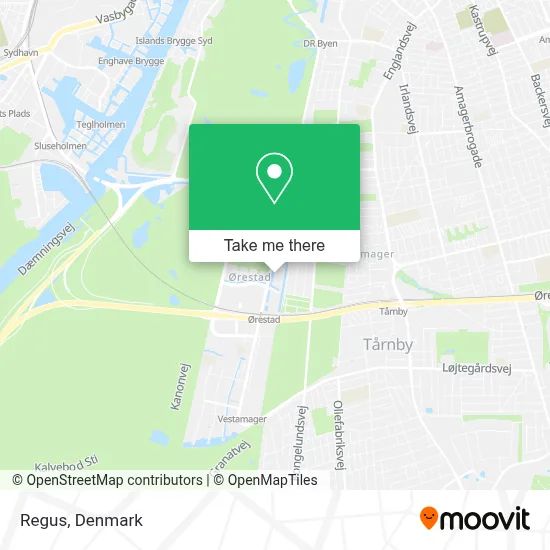 Regus map
