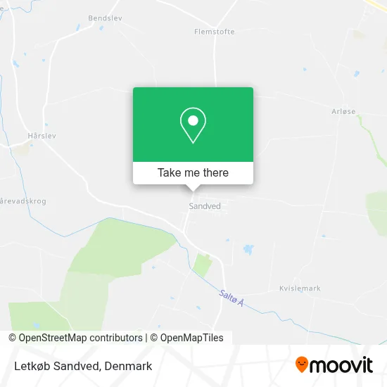 Letkøb Sandved map