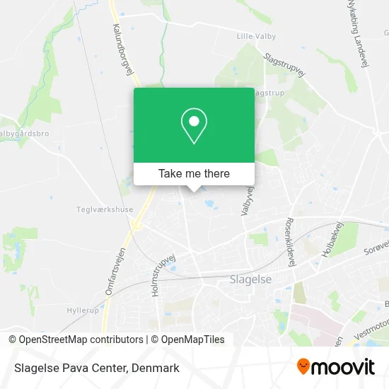 Slagelse Pava Center map
