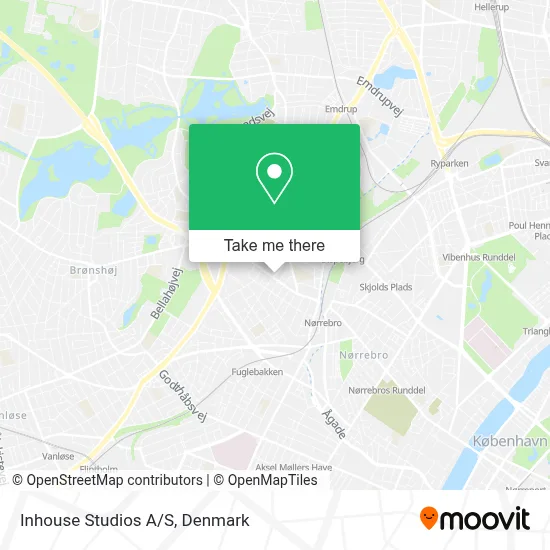 Inhouse Studios A/S map