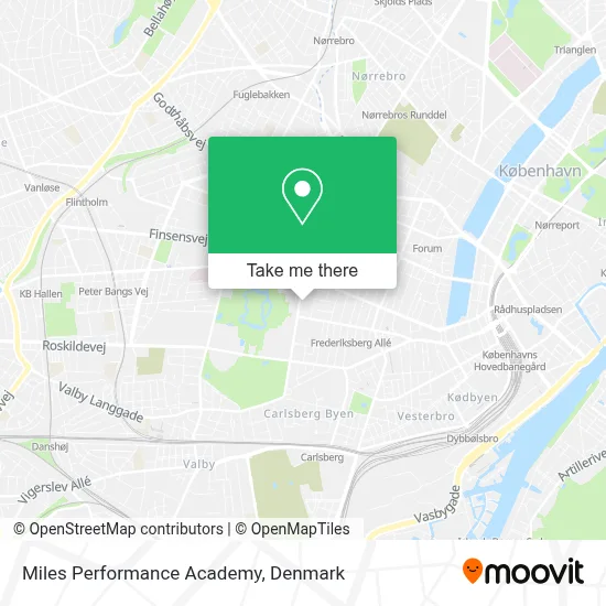 Miles Performance Academy map