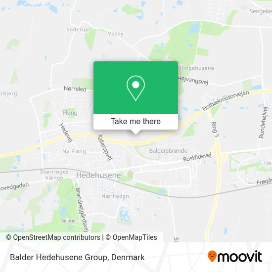 Balder Hedehusene Group map