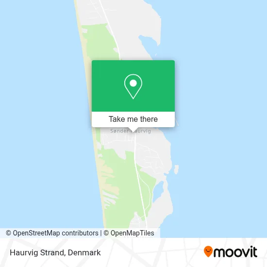 Haurvig Strand map