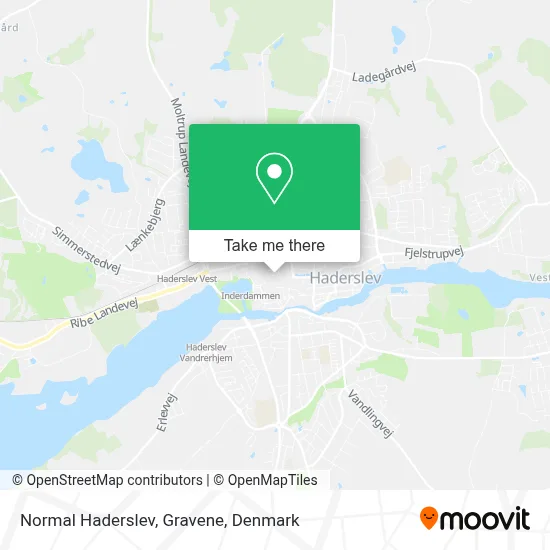 Normal Haderslev, Gravene map