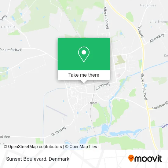 Sunset Boulevard map