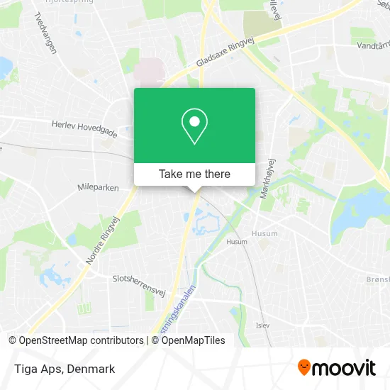 Tiga Aps map