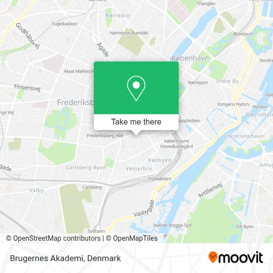 Brugernes Akademi map