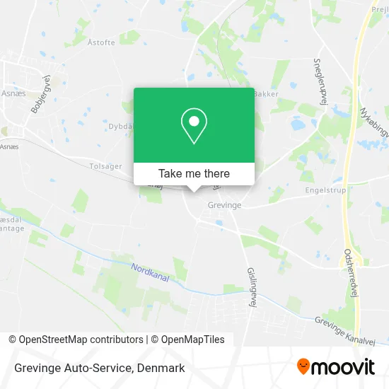 Grevinge Auto-Service map