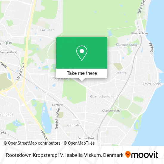 Rootsdown Kropsterapi V. Isabella Viskum map