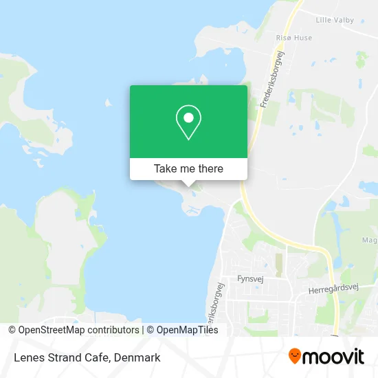 Lenes Strand Cafe map