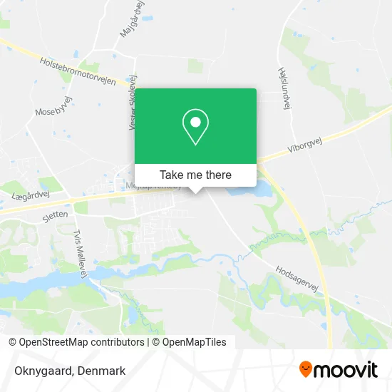 Oknygaard map