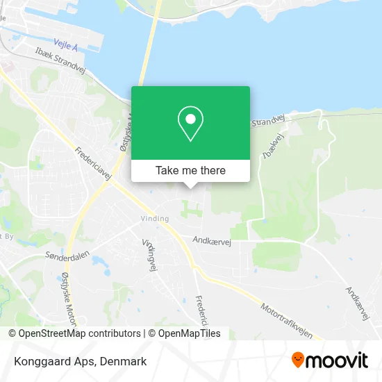 Konggaard Aps map