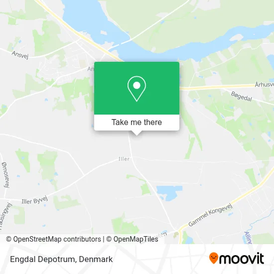 Engdal Depotrum map