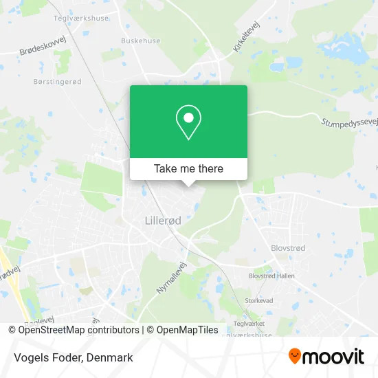 Vogels Foder map
