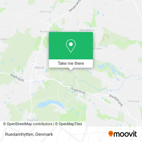 Ruedamhytten map