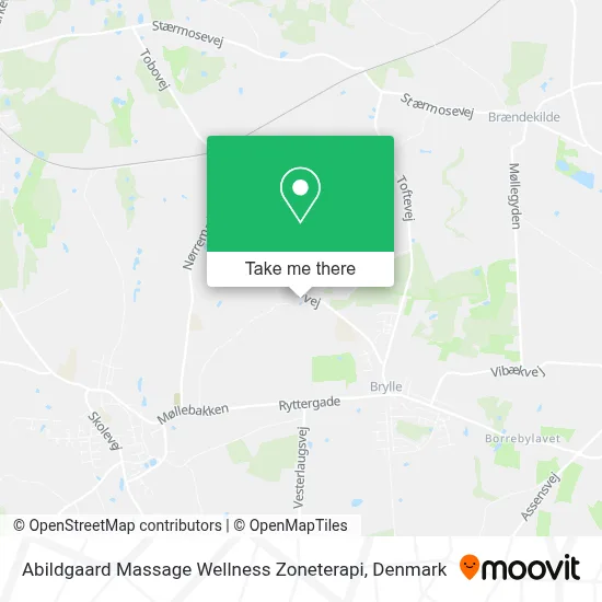 Abildgaard Massage Wellness Zoneterapi map