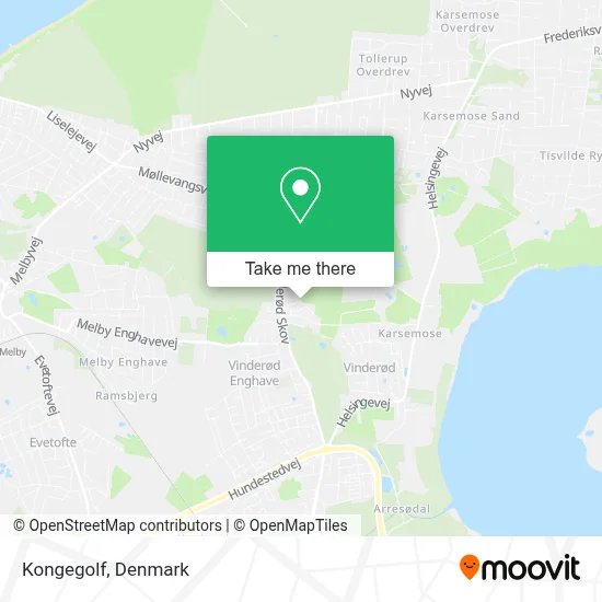 Kongegolf map