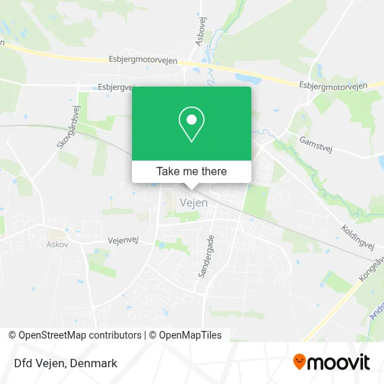 Dfd Vejen map