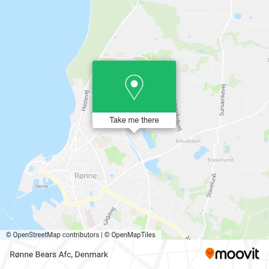 Rønne Bears Afc map