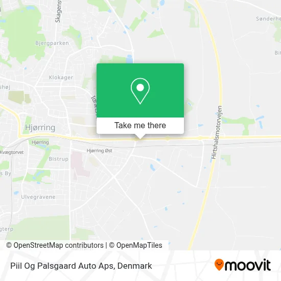 Piil Og Palsgaard Auto Aps map