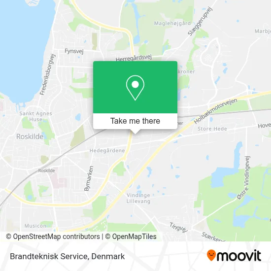 Brandteknisk Service map