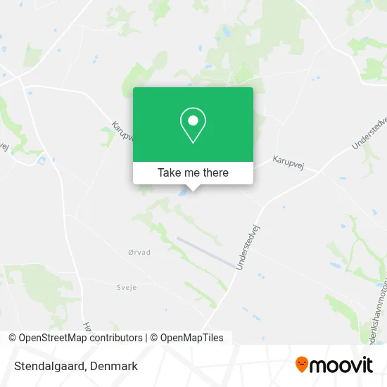 Stendalgaard map