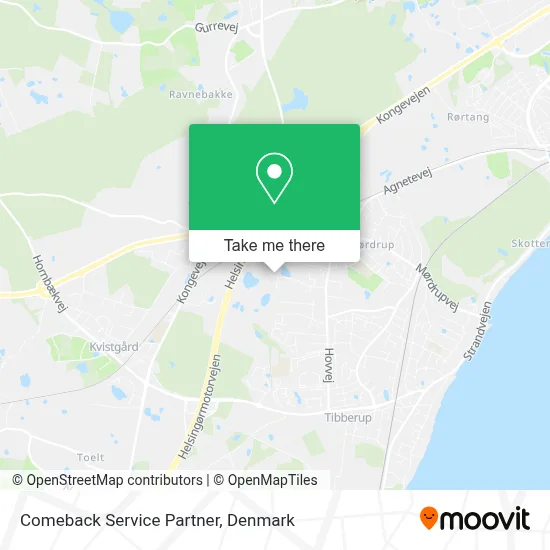 Comeback Service Partner map