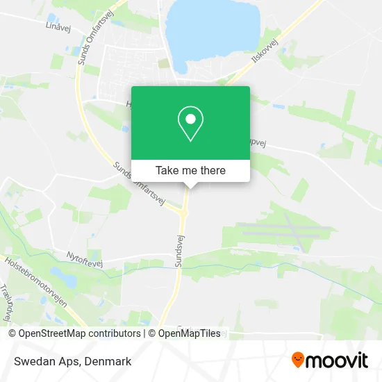 Swedan Aps map