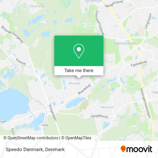 Speedo Danmark map